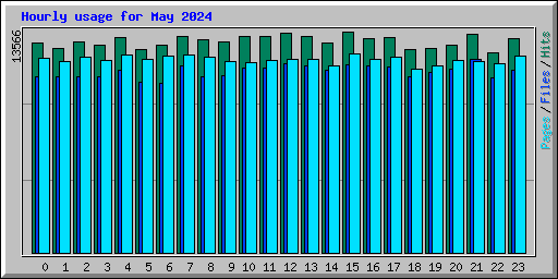 Hourly usage for May 2024
